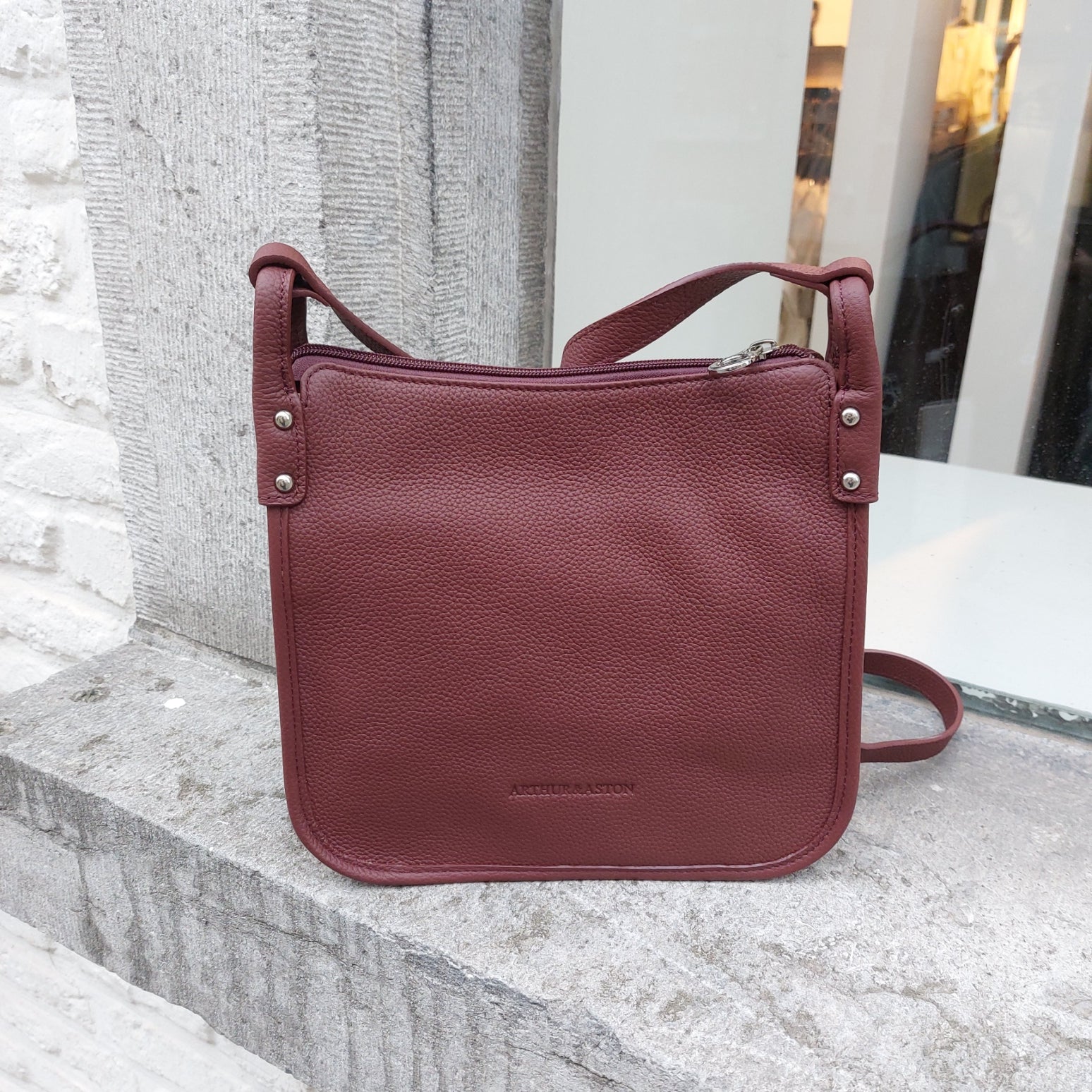 Handtas leder Arthur & Aston