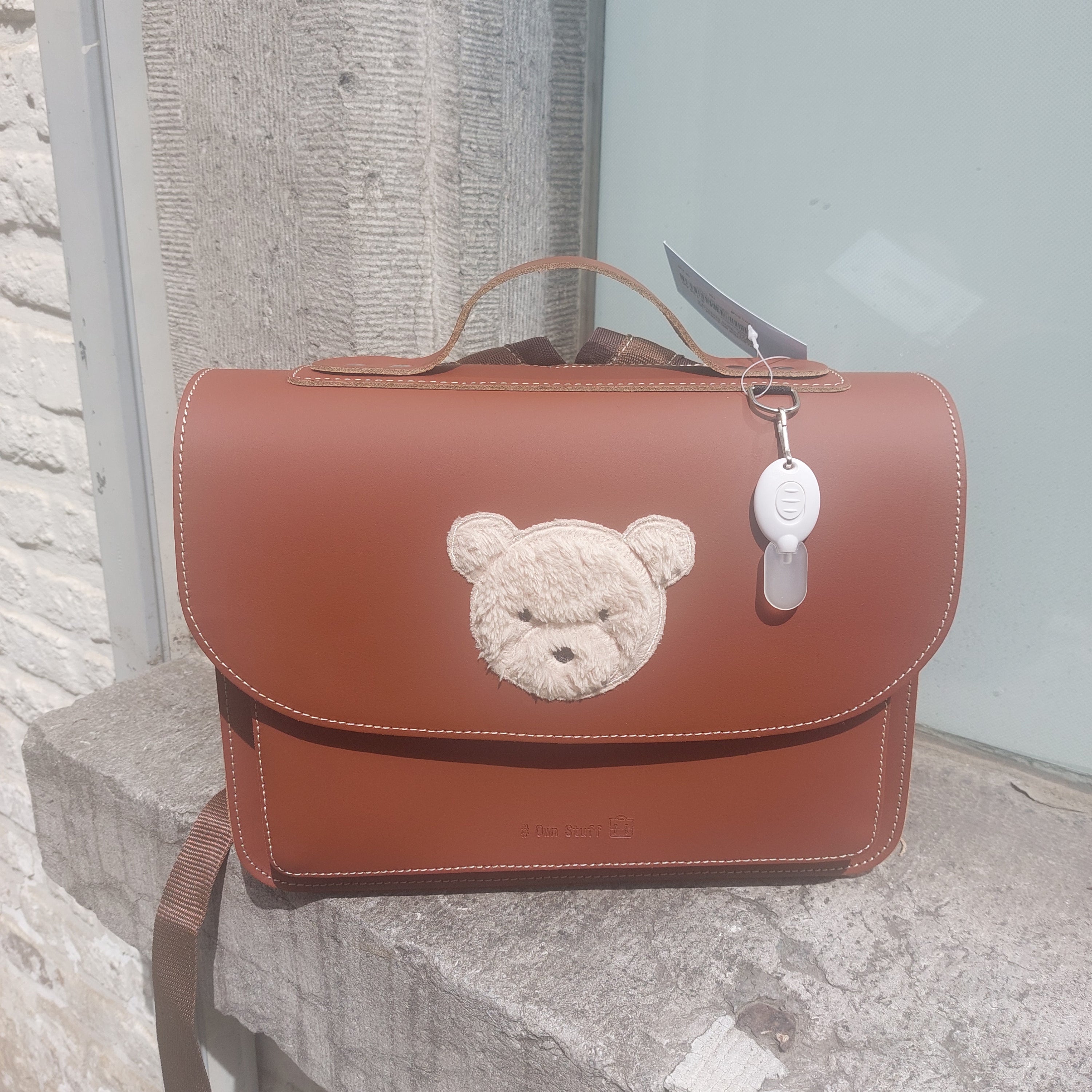 Boekentasje Own Stuff kleuter OS.012 Chestnut Teddy