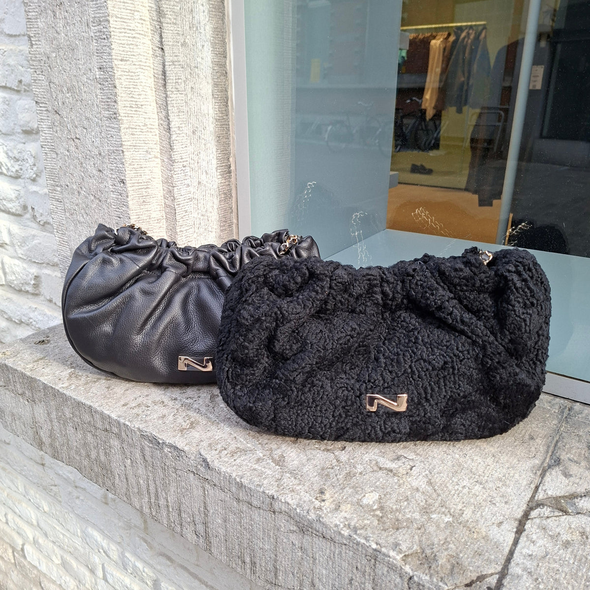 Handtas Nathan-Baume Carrie shearling