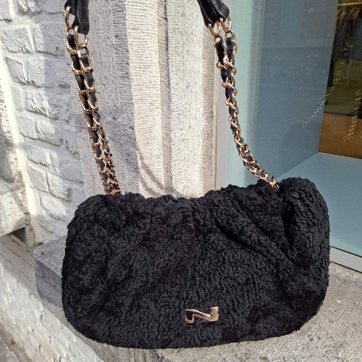 Handtas Nathan-Baume Carrie shearling