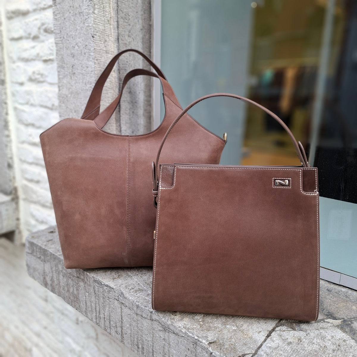 Handtas Nathan-Baume Elisabeth & Prague nubuck