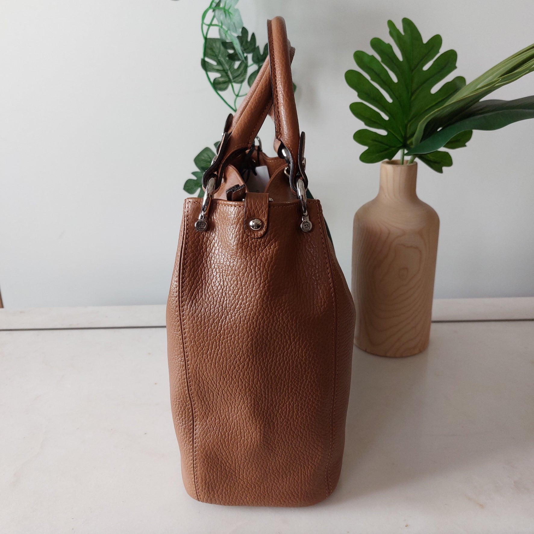 Zijkant handtas leder 431