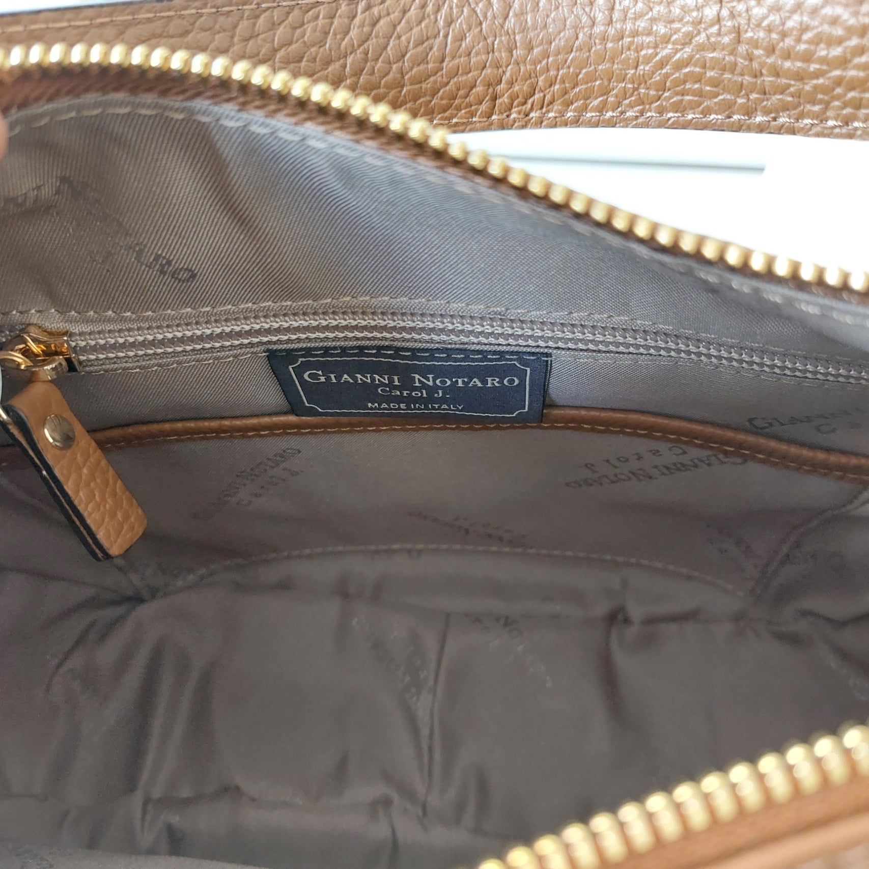 Handtas leder binnenkant 443 Gianni Notaro
