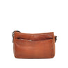 Cognac lederen crossovertas 335-043