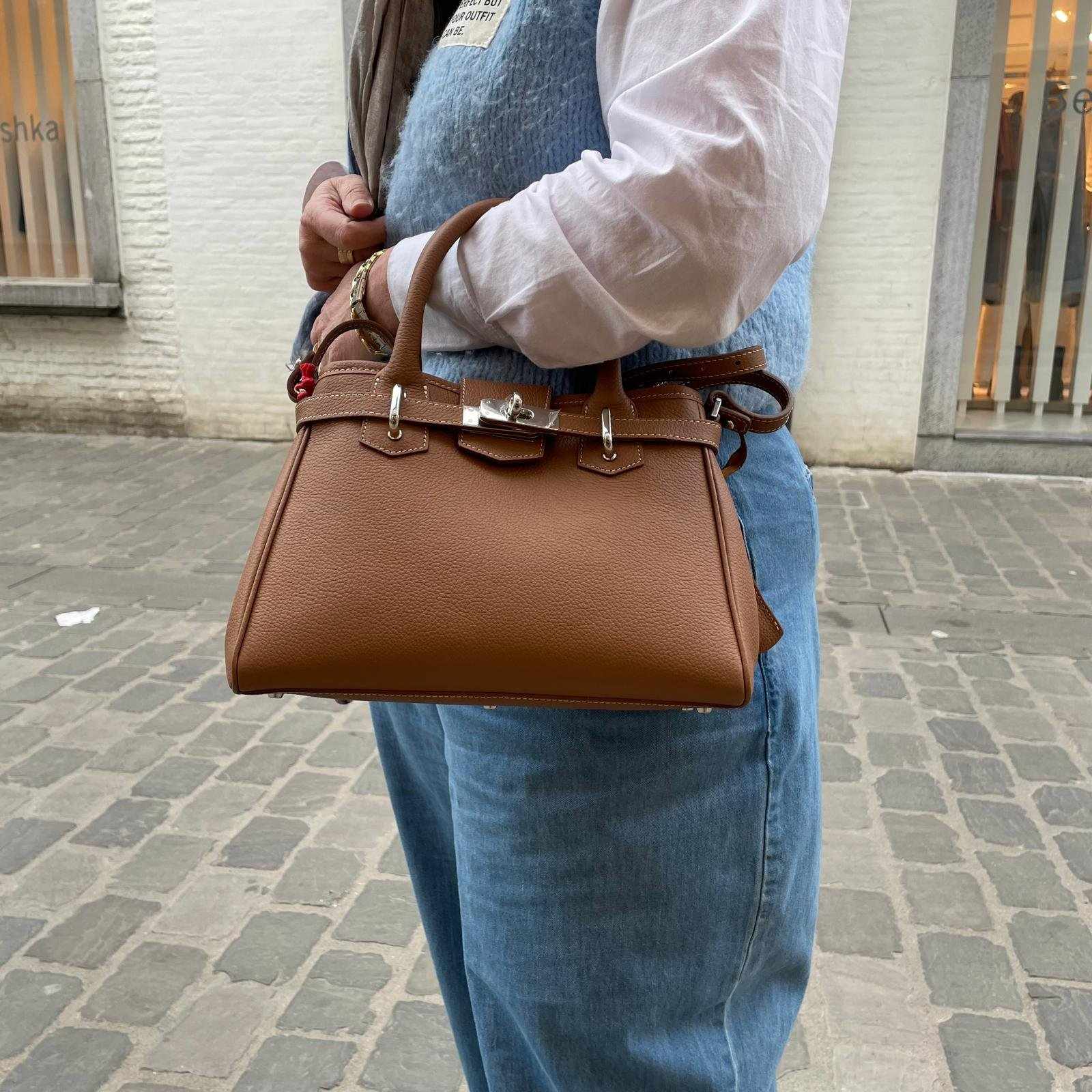 Handtas leder Mini Vendôme