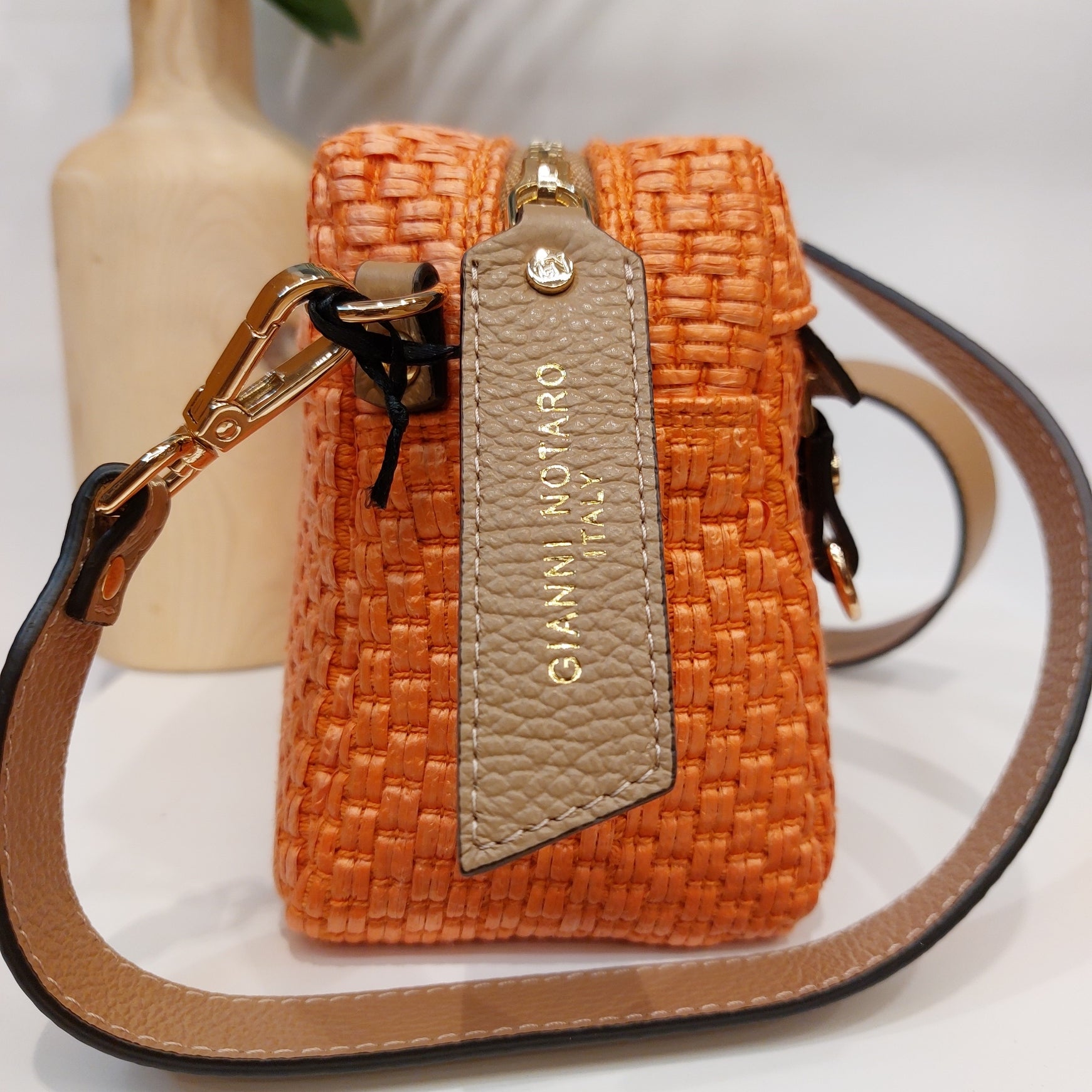 Handtas Gianni Notaro raffia