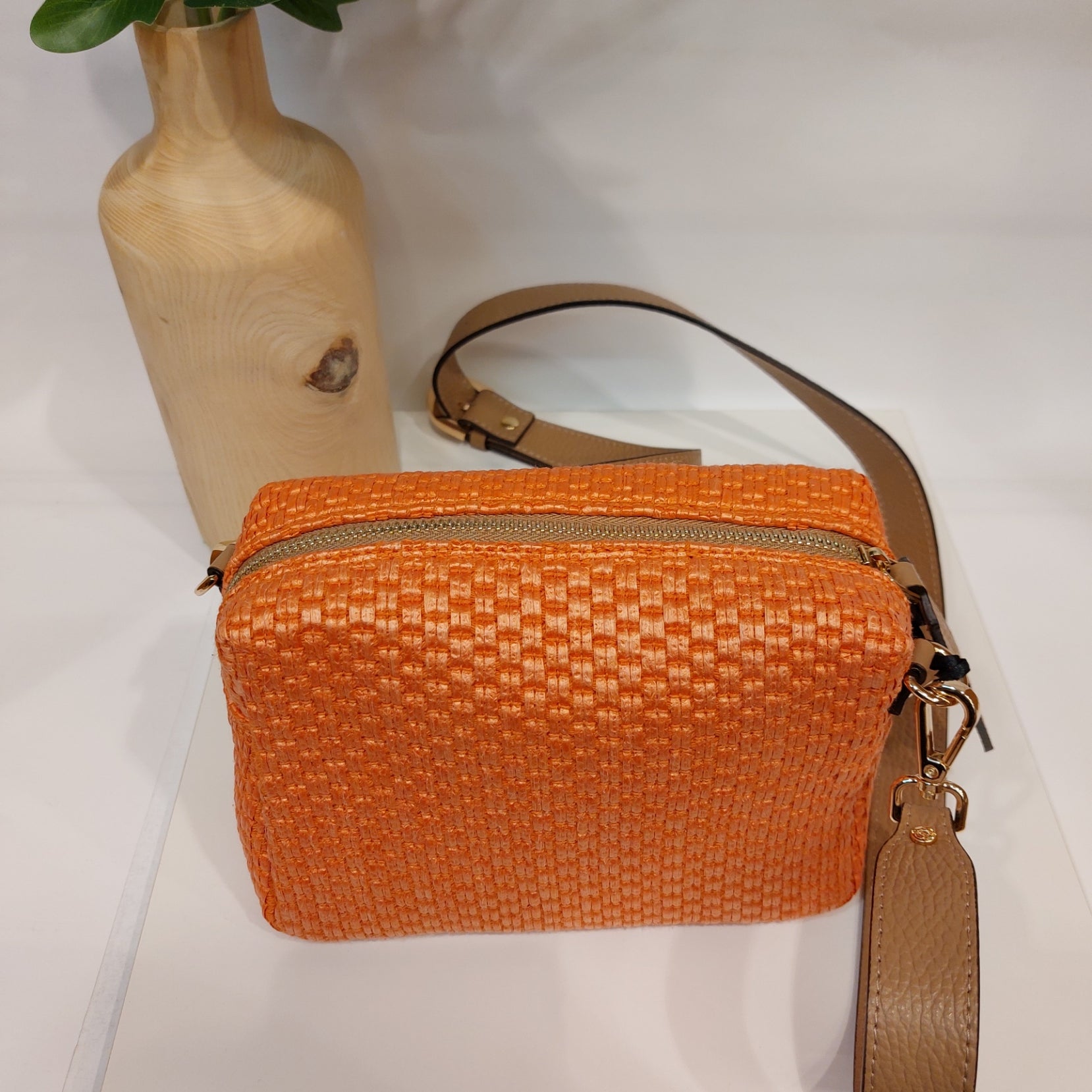 Handtas Gianni Notaro raffia