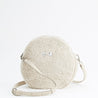 Leren crossbody tas Dora Shearling