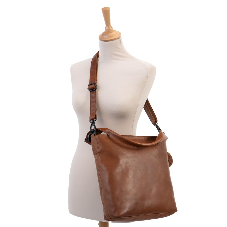 Handtas leder Saccoo Foggia