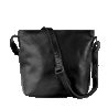 Handtas leder Saccoo zwart