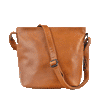 Handtas leder Saccoo cognac