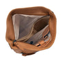 Handtas leder Saccoo cognac