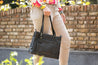 Handtas leder Maria