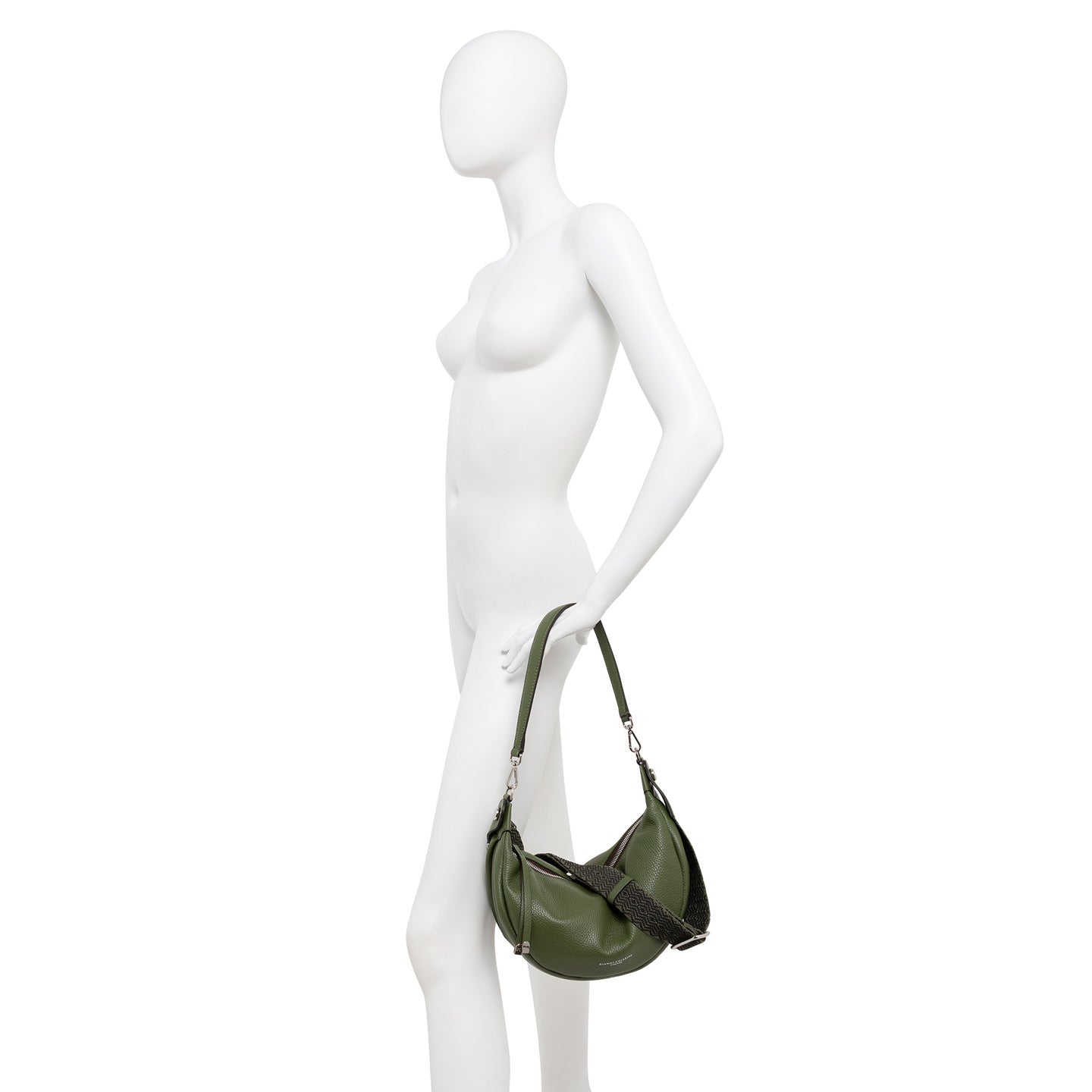 Gianni Chiarini Aisha handtas in gehamerd leer