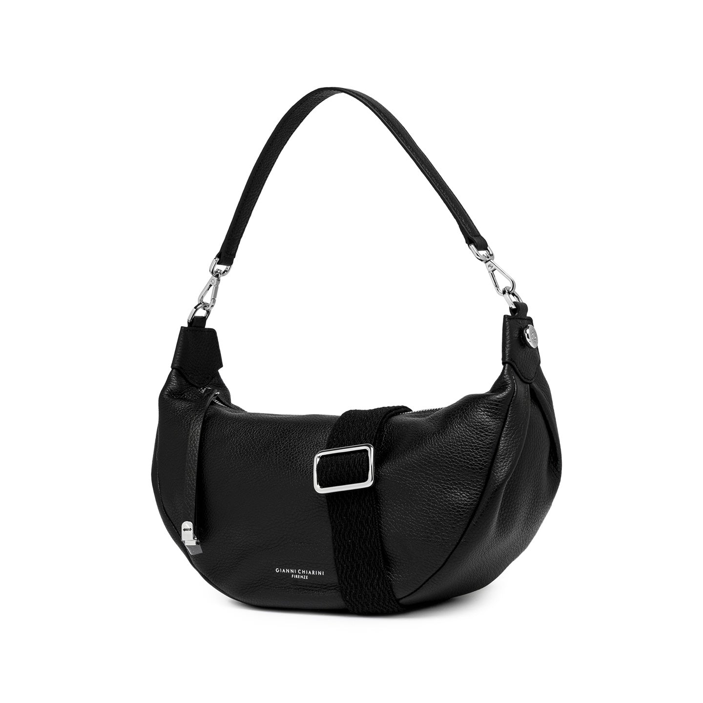 Gianni Chiarini Aisha handtas in gehamerd leer