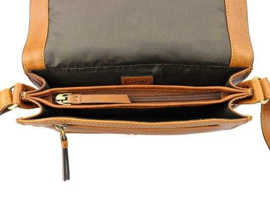 Handtas leder Alice indeling