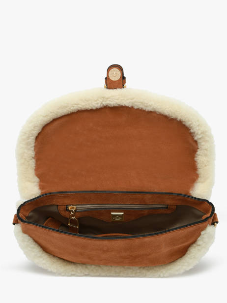 ETRIER ALPIN crossbody tas van suèdeleer met klepsluiting