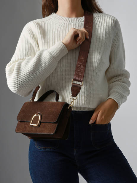 ETRIER ALTESSE SUEDE crossbody tas in medium formaat