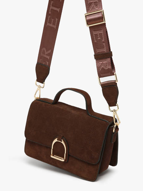 ETRIER ALTESSE SUEDE crossbody tas in medium formaat