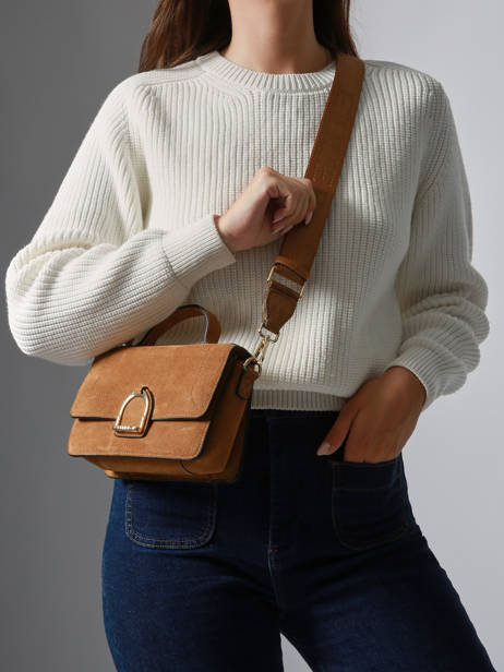 ETRIER ALTESSE SUEDE crossbody tas in medium formaat