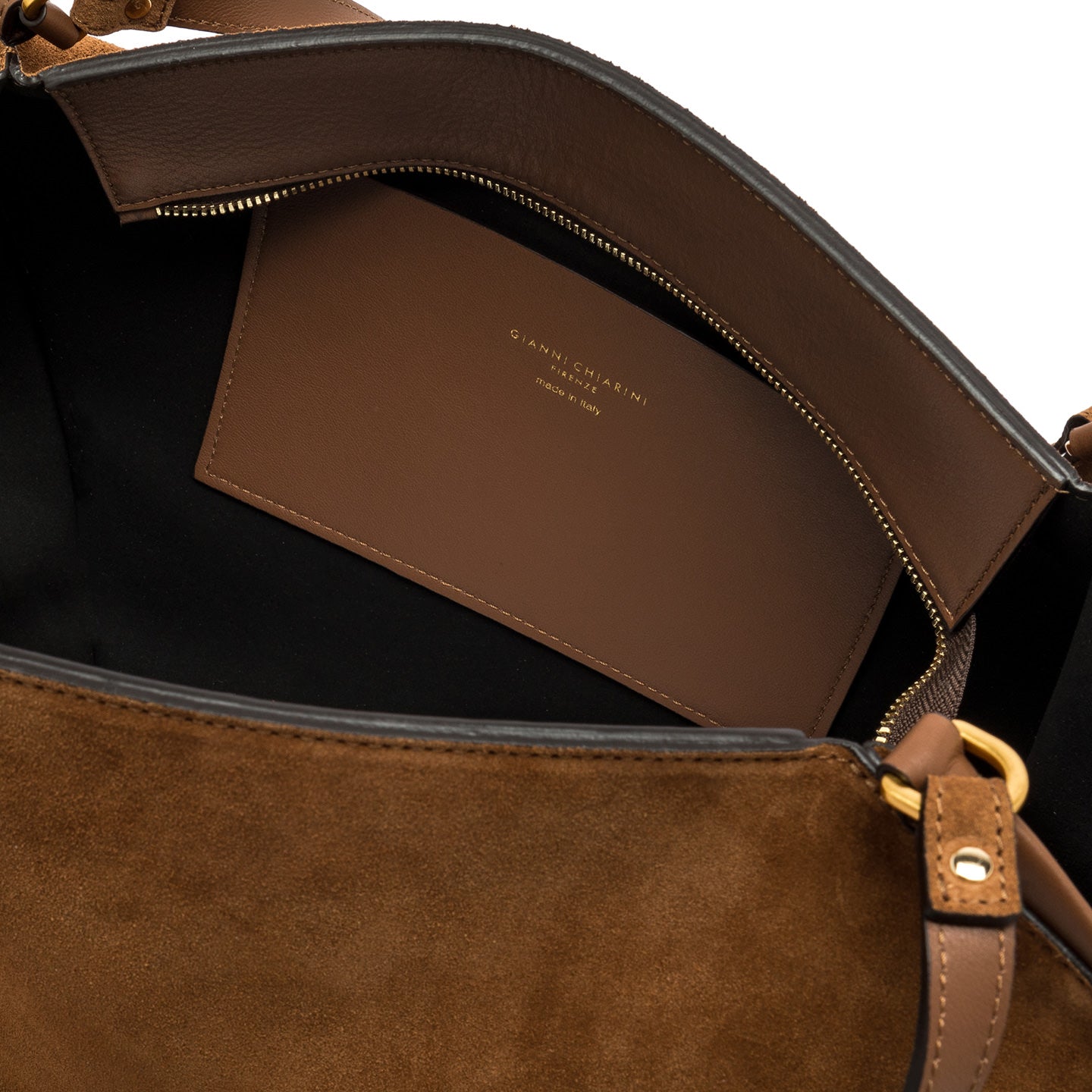 Gianni Chiarini suède schoudertas