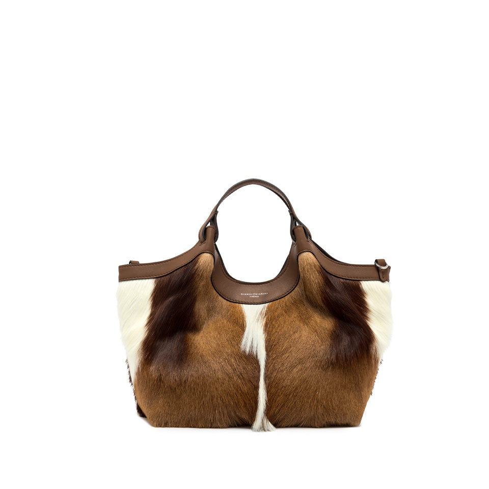 Gianni Chiarini DUA tas in safari-leer