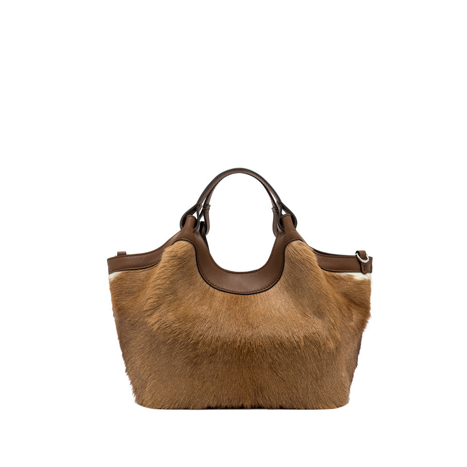 Gianni Chiarini DUA tas in safari-leer
