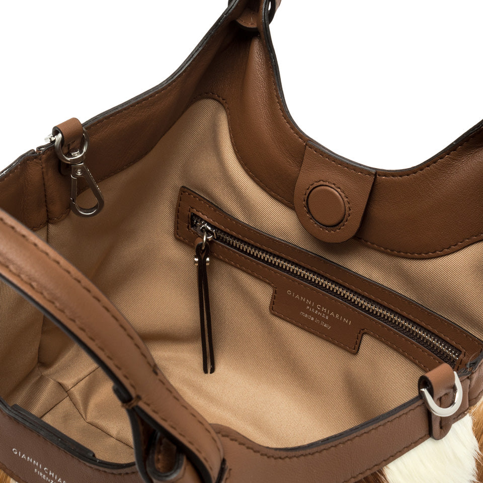 Gianni Chiarini DUA tas in safari-leer