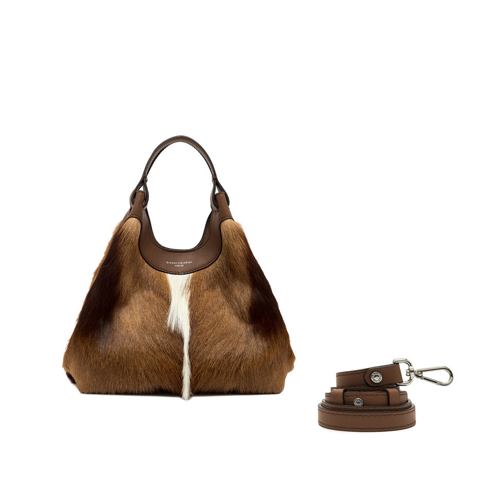 Gianni Chiarini DUA tas in safari-leer