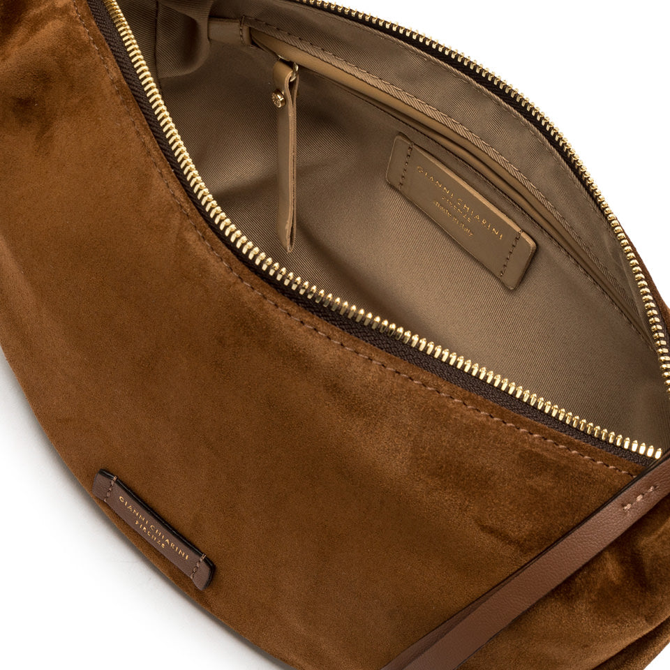 Handtas soepel suède Gianni Chiarini