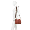 Gianni Chiarini Helena Round handtas in gehamerd leer 