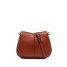 Gianni Chiarini Helena Round handtas in gehamerd leer 