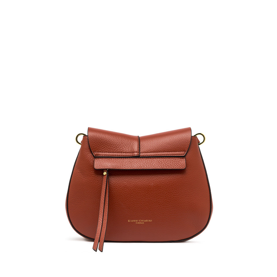 Gianni Chiarini Helena Round handtas in gehamerd leer 