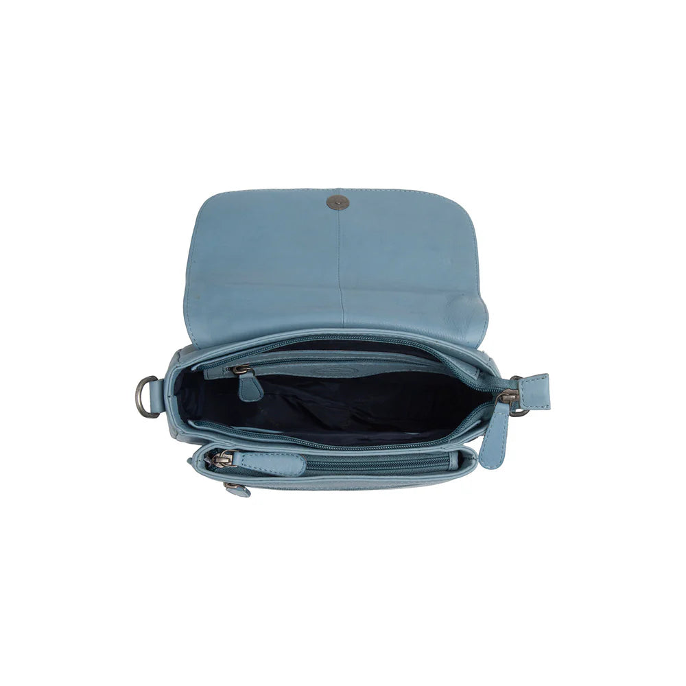 Crossbody tas leder Miloa