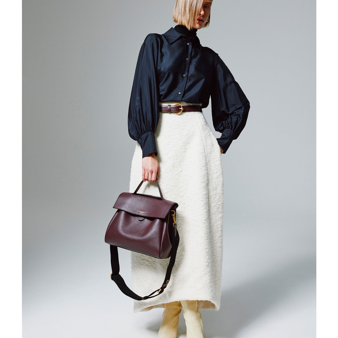 Handtas leder Gianni Chiarini