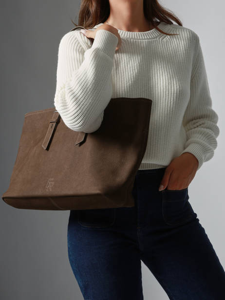 ETRIER CAVALIER NUBUCK shopper van nubuckleer