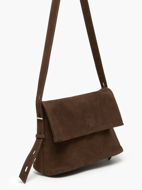 ETRIER CAVALIER NUBUCK crossbody tas van nubuckleer