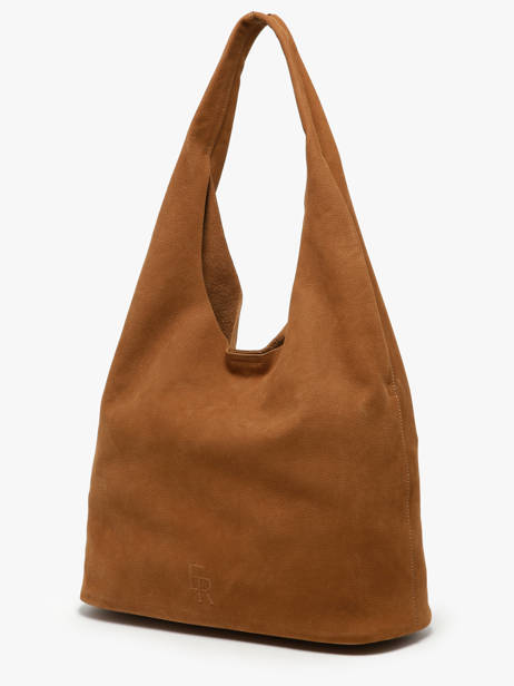 ETRIER CAVALIER NUBUCK L hobo tas in fluweelzacht nubuckleer
