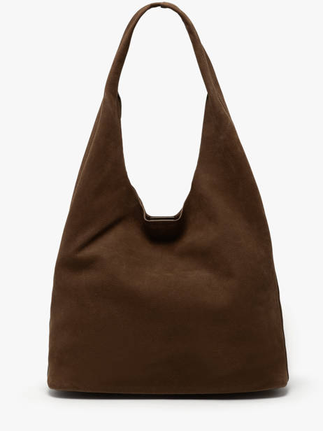 ETRIER CAVALIER NUBUCK L hobo tas in fluweelzacht nubuckleer