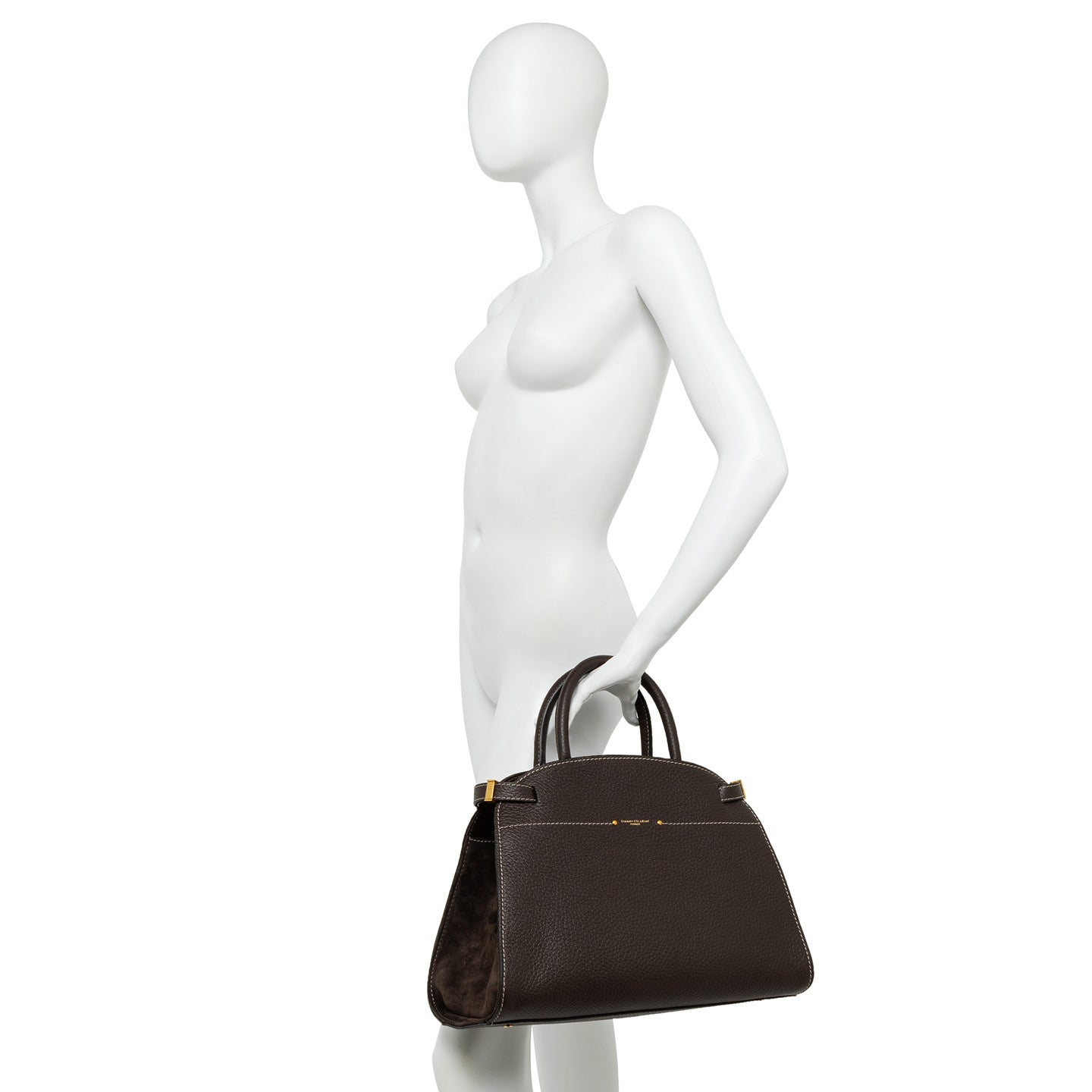 Gianni Chiarini Farah handtas in maxi grain leer 