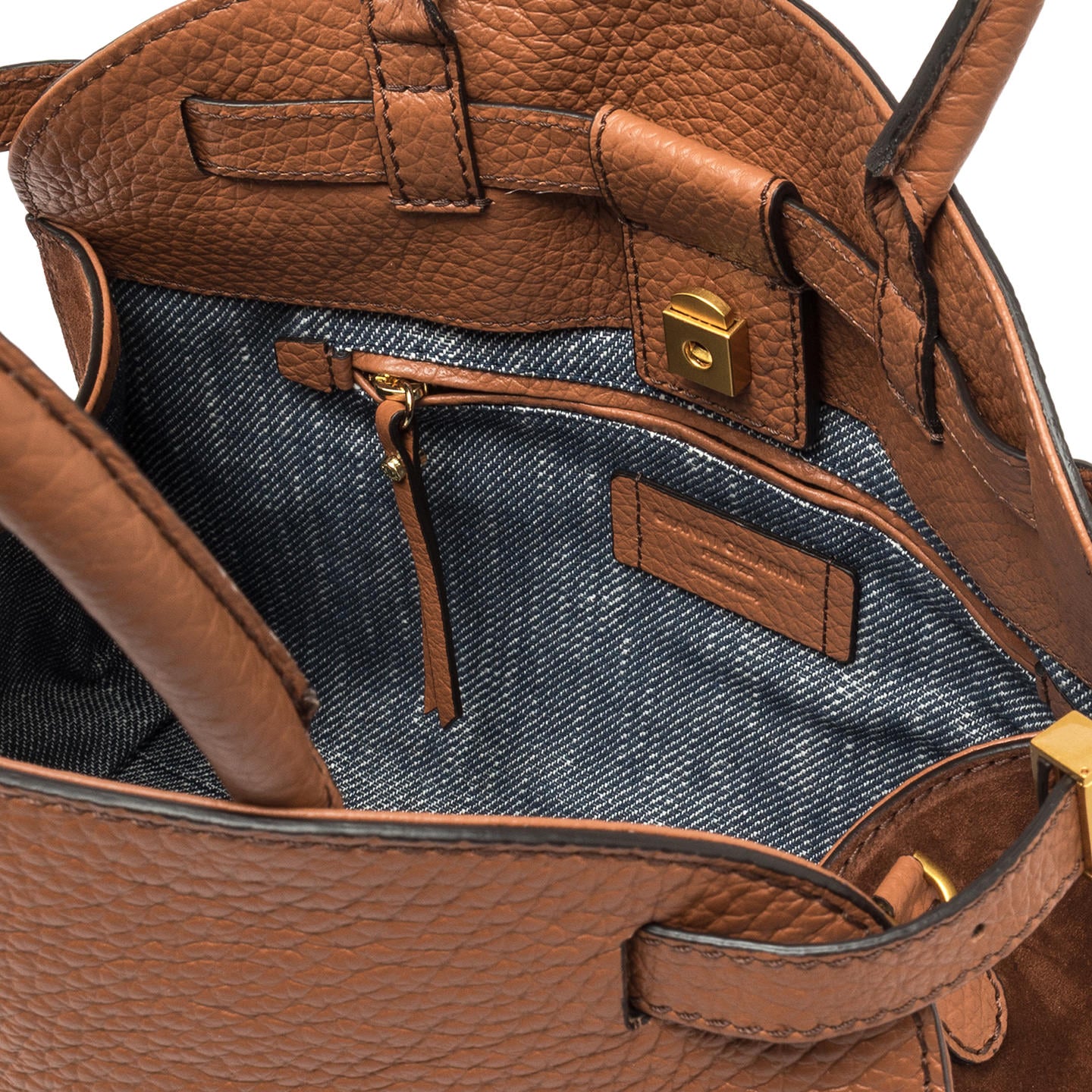 Gianni Chiarini Farah handtas in maxi grain leer 