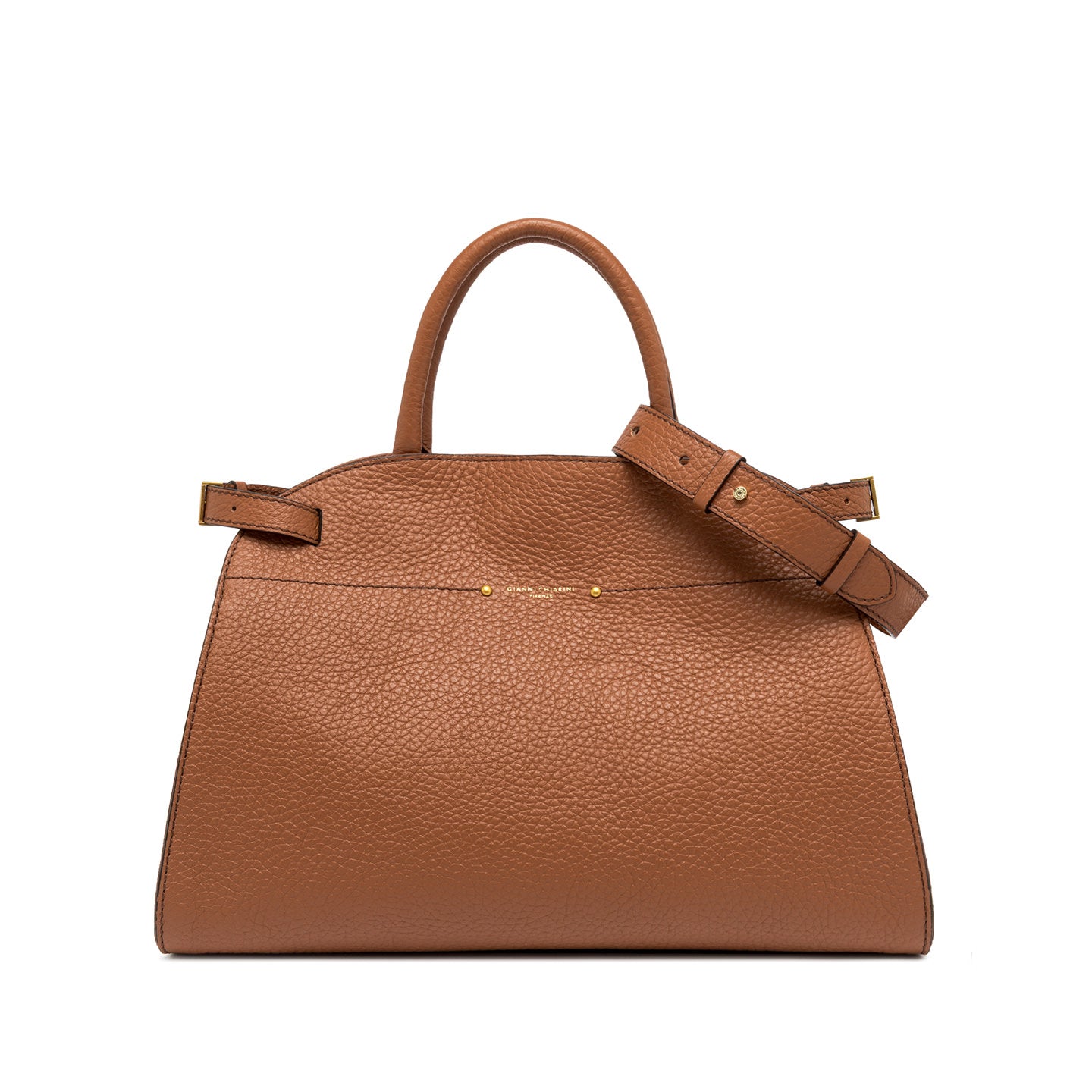 Gianni Chiarini Farah handtas in maxi grain leer 