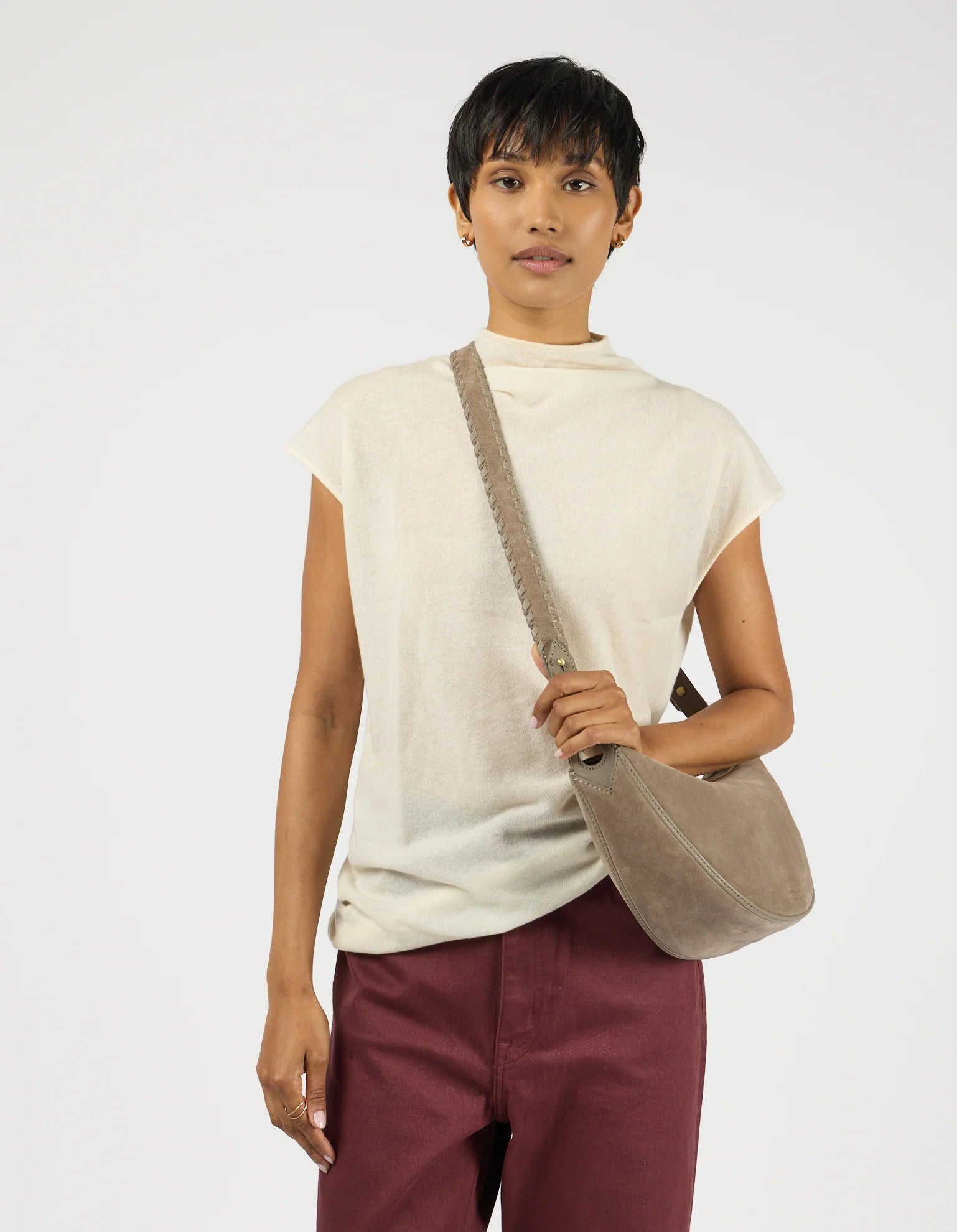 Crossbody tas O My Bag Leo suède