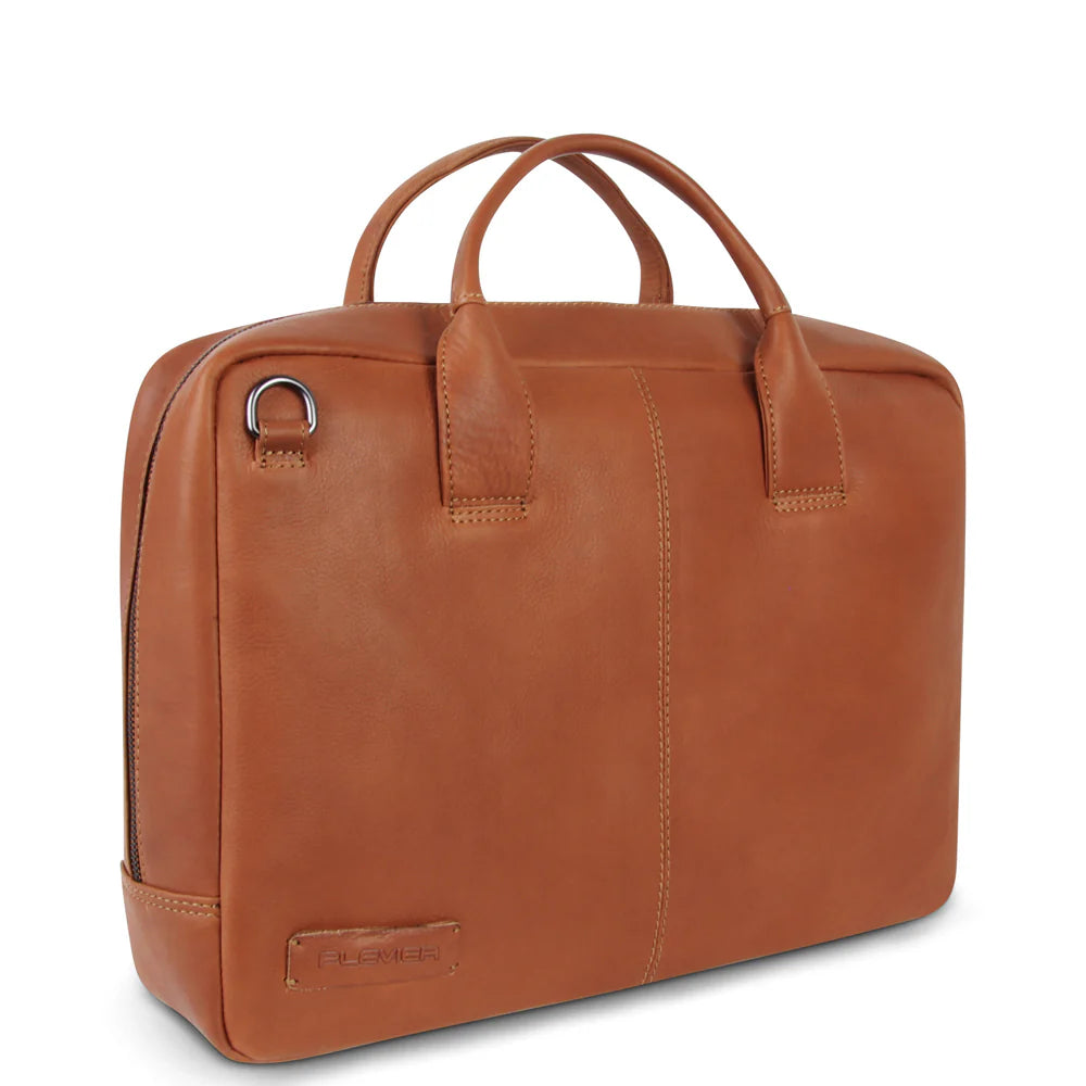 Gherkin laptoptas leder Plevier