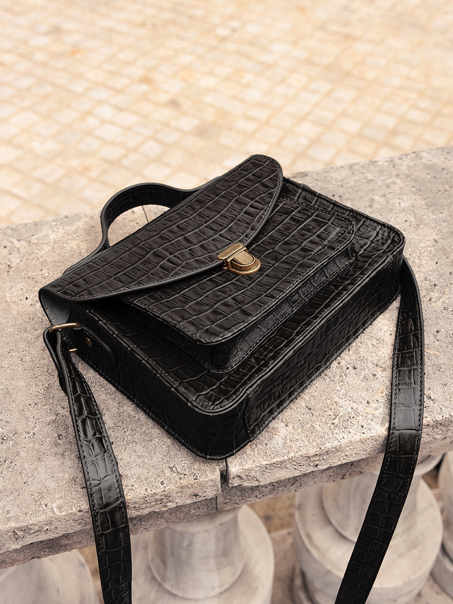 Handtas leder Paul Marius