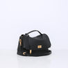 Handtas leder zwart