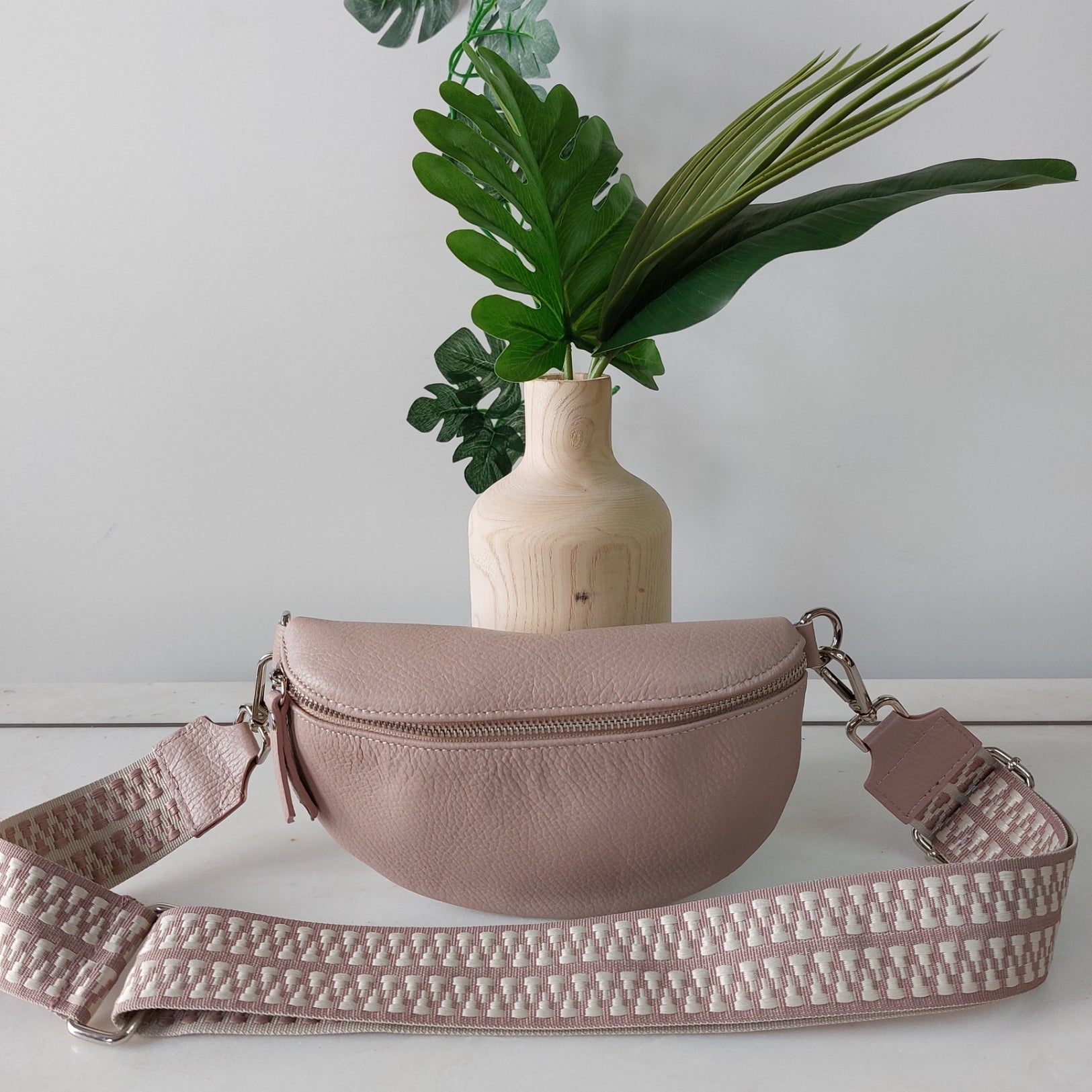 Handtasje bumbag leder