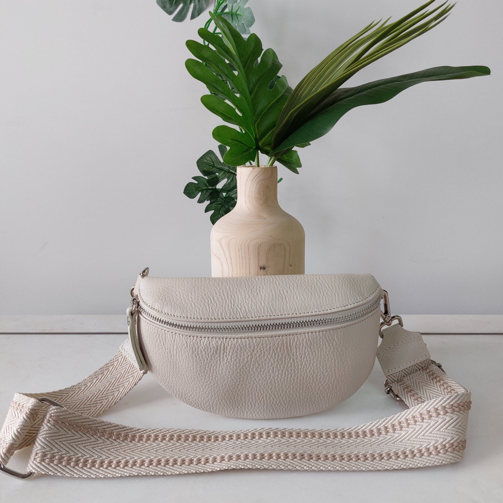 Handtasje bumbag leder