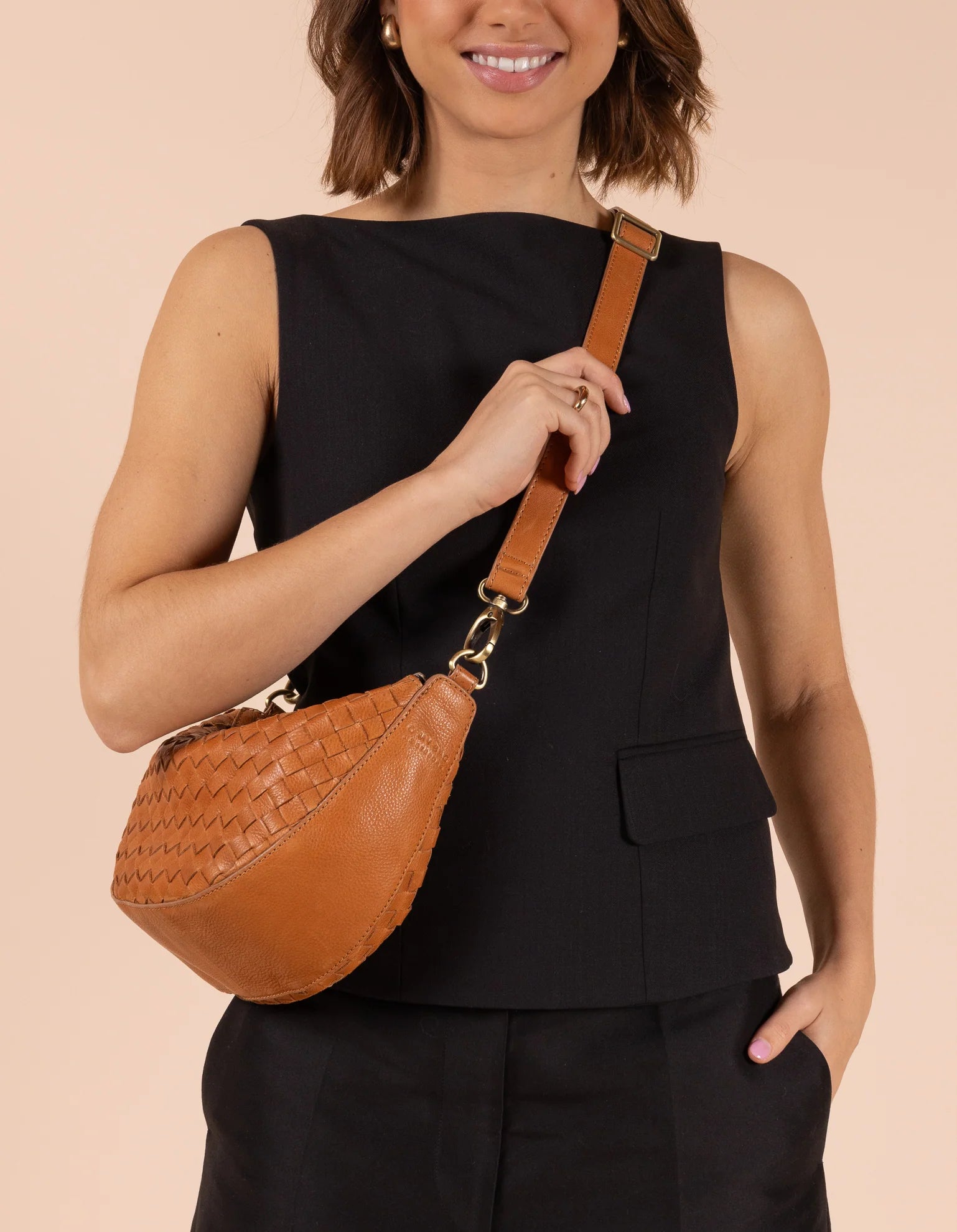 Handtas geweven O My Bag