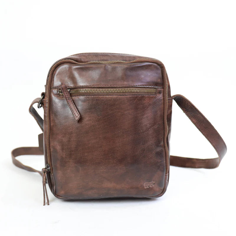 Crossbody tas leder
